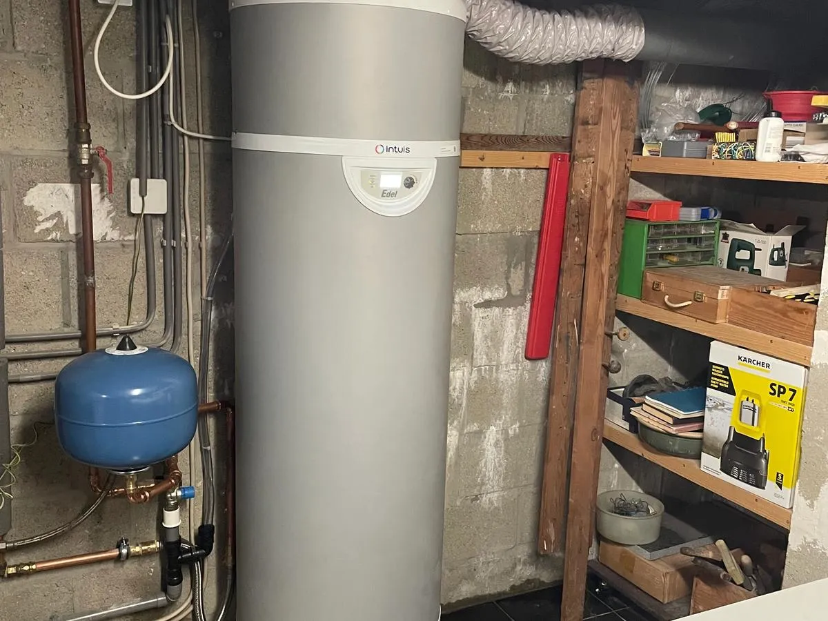 Warmtepompboiler geïnstalleerd in Langdorp