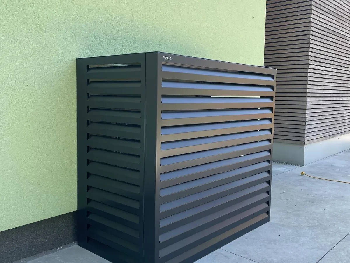 Omkasting van buitenunit Airco